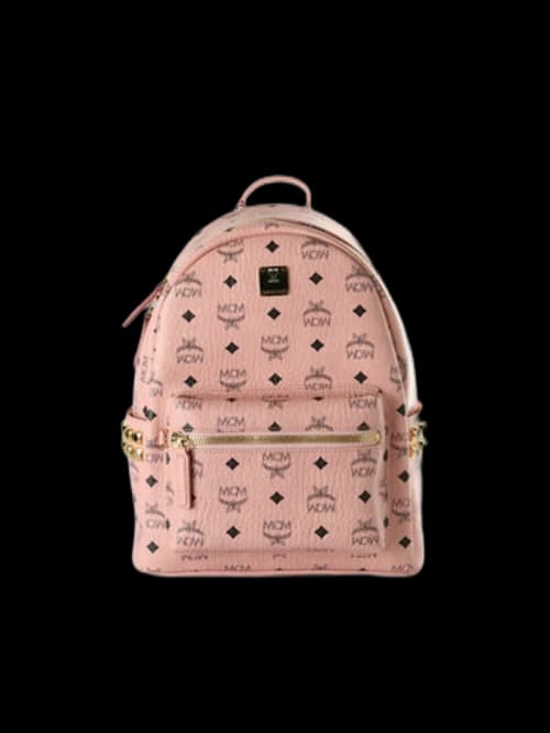 MCM Stark Vi Small Backpack Soft Pink