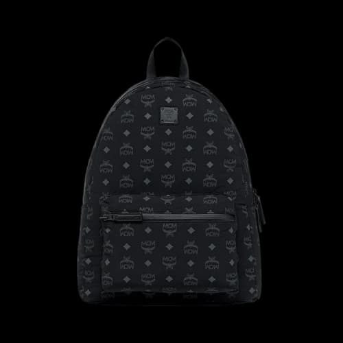 MCM Stark Fabric Medium Backpack 'Black'