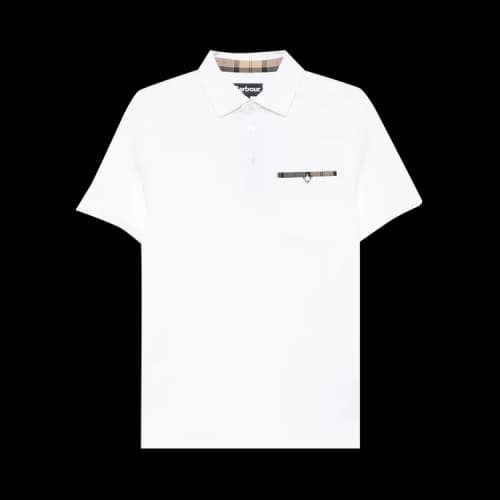 Barbour Corpatch Polo Shirt 'White'