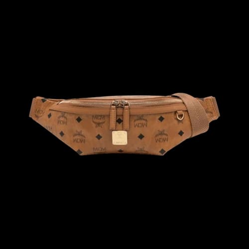 MCM Fursten Vi Belt Small Bag 'Cognac'