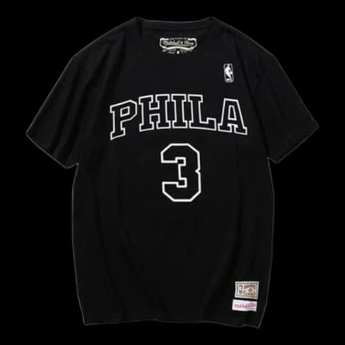 Mitchell & Ness x NBA7Philadelphia 76ers T-shirt 'Allen Iverson 3'