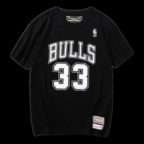 Mitchell & Ness x NBA Chicago Bulls T-shirt 'Scottie Pippen 33'