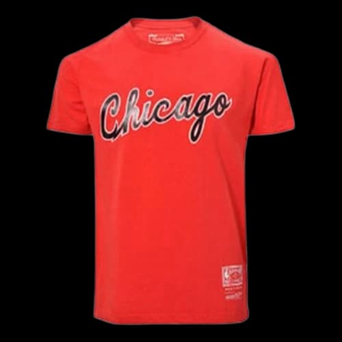 Mitchell Ness NBA Series Printing - Chicago Bulls Unisex Red