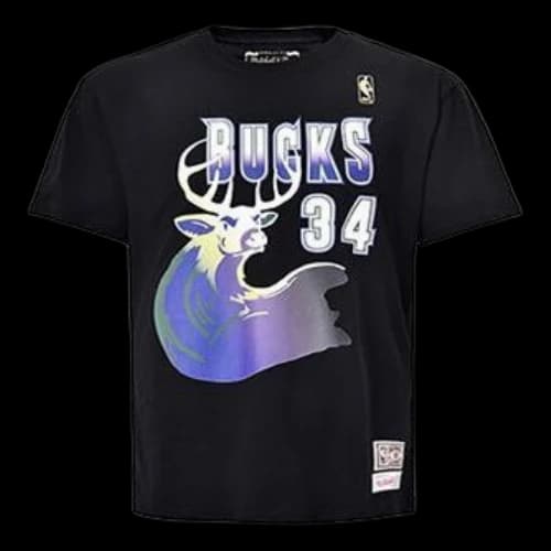 Mitchell Ness NBA Short Sleeve - Couple Style Black