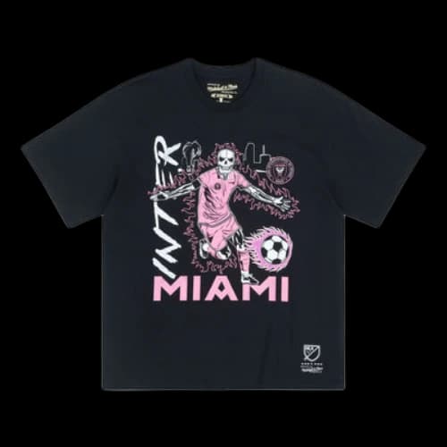 Mitchell & Ness Inter Miami CF T-shirt 'Black'