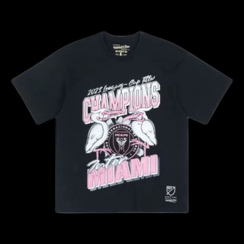 Mitchell & Ness Inter Miami CF Champion T-shirt 'Black'