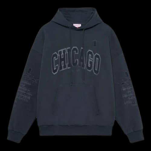 Mitchell & Ness x NBA Chicago Bulls Hoodie 'Dark Grey'