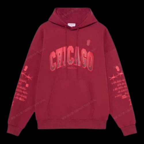 Mitchell & Ness x NBA Chicago Bulls Hoodie 'Red'