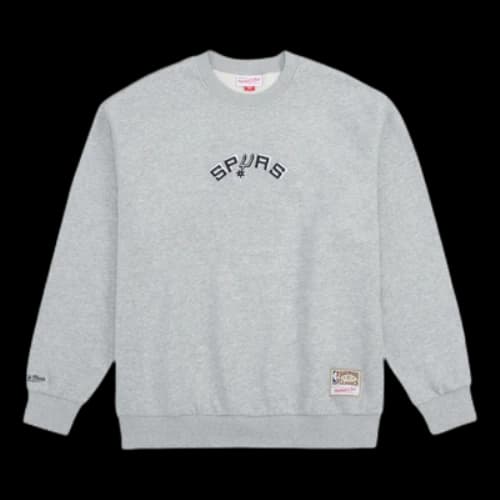 Mitchell & Ness x NBA San Antonio Spurs Sweatshirt 'Grey'