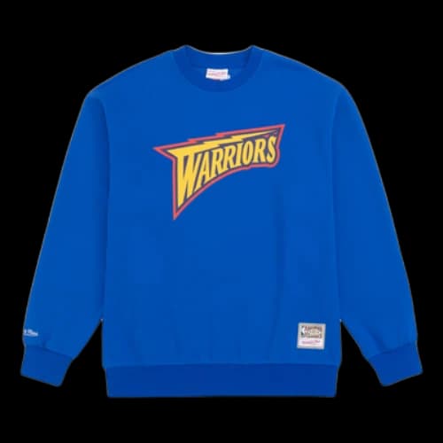 Mitchell & Ness x NBA Golden State Warriors Sweatshirt 'Blue Yellow'