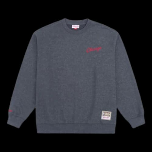 Mitchell & Ness x NBA Chicago Bulls Small Logo Sweatshirt 'Grey'