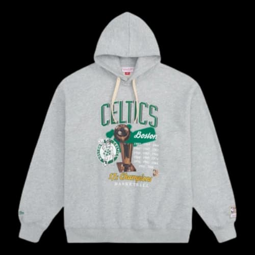 Mitchell & Ness x NBA Boston Celtics 17 Times Champion Hoodie 'Grey'