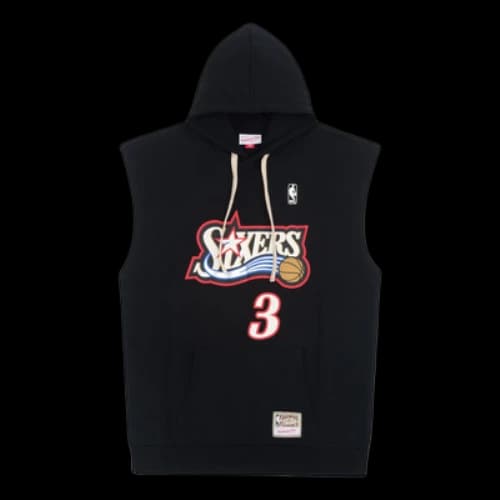 Mitchell & Ness x NBA Philadelphia 76ers Sleeveless Hoodie 'Allen Iverson 3'