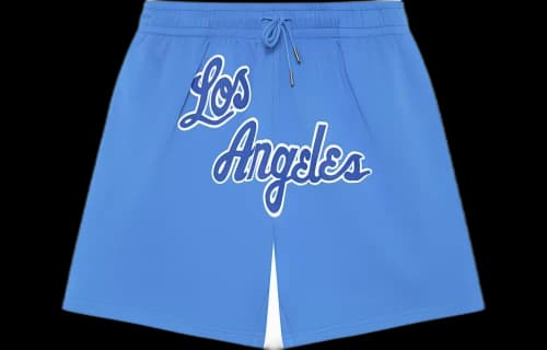 Mitchell & Ness x NBA Los Angeles Lakers Big Face Shorts 'Blue'