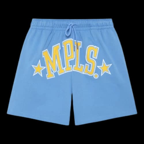 Mitchell & Ness x NBA Los Angeles Lakers Big Face Shorts 'Blue'