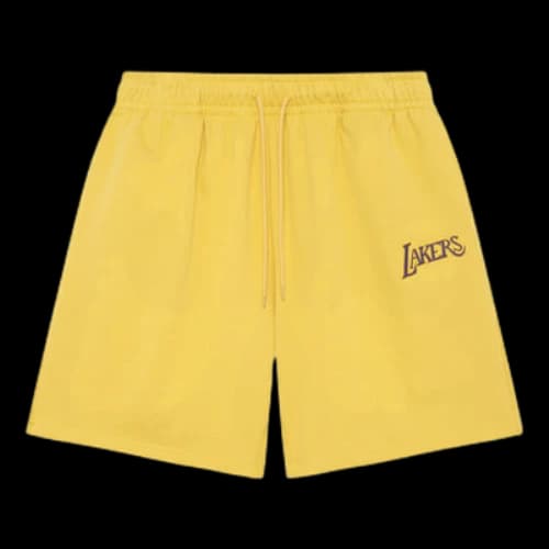Mitchell & Ness x NBA Los Angeles Lakers Small Logo Shorts 'Yellow'