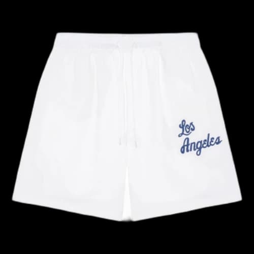 Mitchell & Ness x NBA Los Angeles Lakers Small Logo Shorts 'White'