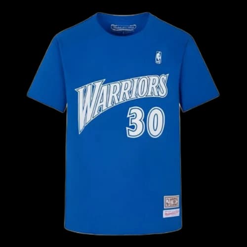 Mitchell & Ness x NBA Golden State Warriors Name Number T-shirt 'Stephen Curry 30'