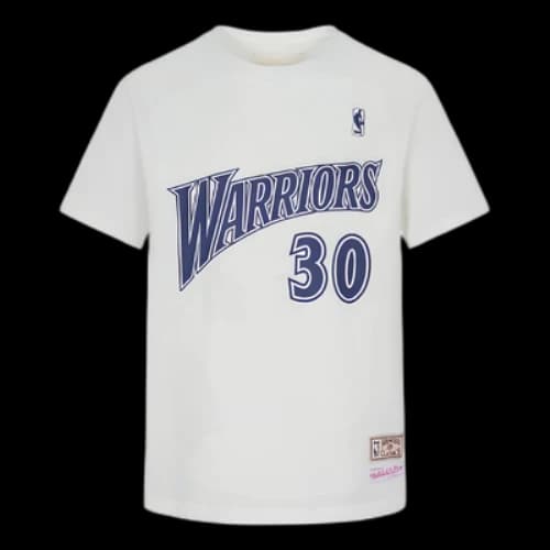 Mitchell & Ness x NBA Golden State Warriors Name Number T-shirt 'Stephen Curry 30'