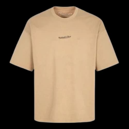 Mitchell & Ness Logo Word T-shirt 'Khaki'
