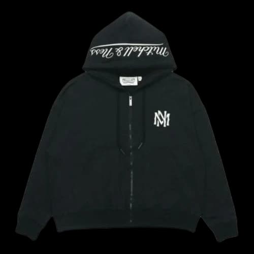 Mitchell & Ness Logo Jacket 'Black'