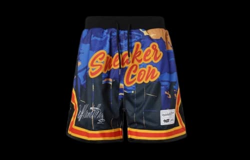 Mitchell & Ness x Jeff Hamilton Con Shorts 'Blue Black'