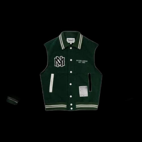 Mitchell & Ness Baseball Varsity Jacket 'Green'