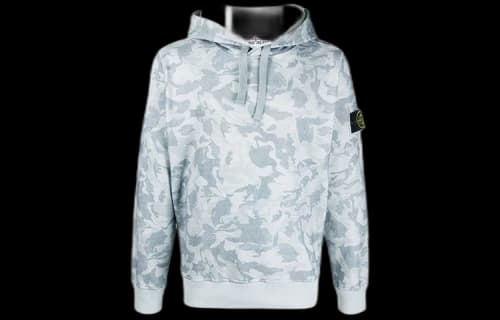 STONE ISLAND Camouflage logo Gray