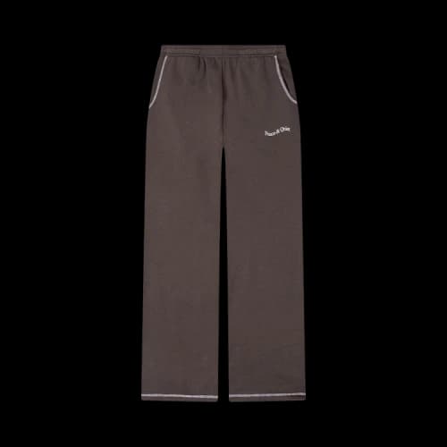 Museum of Peace & Quiet Wordmark Reverse Stitched Sweatpants 'Brown'