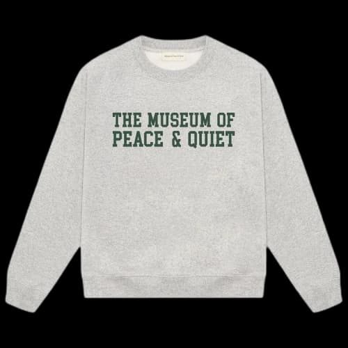 Museum of Peace & Quiet Campus Crewneck 'Heather'