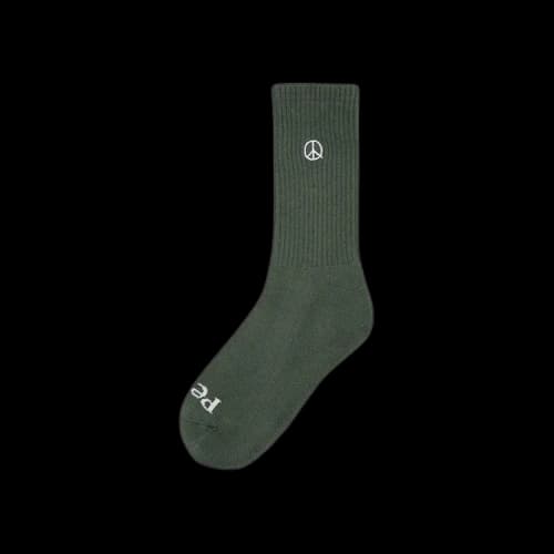 Museum of Peace & Quiet Icon Socks 'Olive'