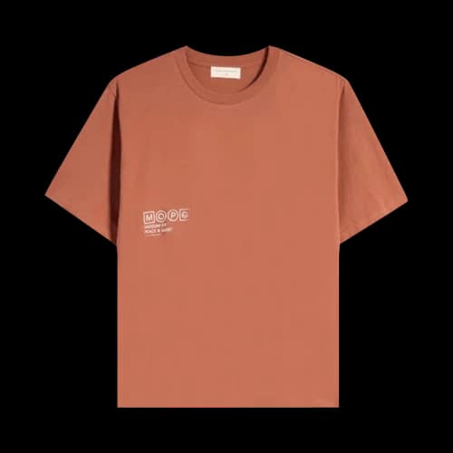 Museum of Peace & Quiet Simple Living T-Shirt 'Coral'