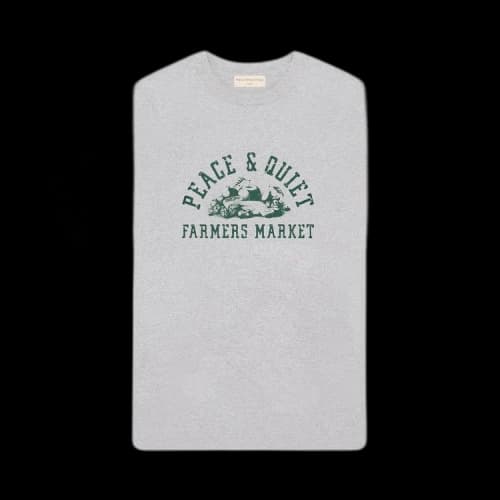 Museum of Peace & Quiet Farmers Market T-Shirt 'Heather'