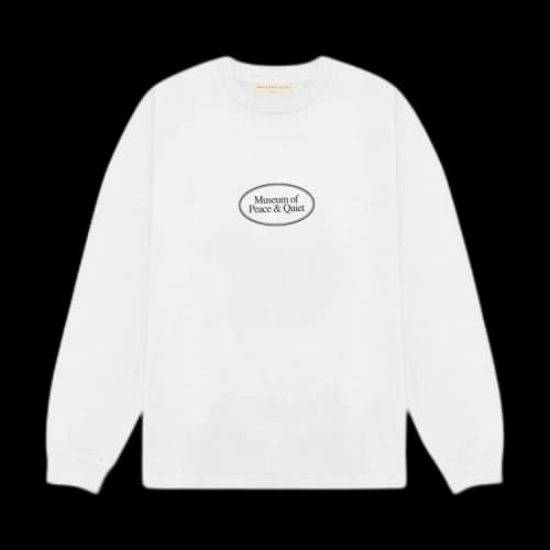 Museum of Peace & Quiet Classic Long Sleeve T-Shirt 'White'