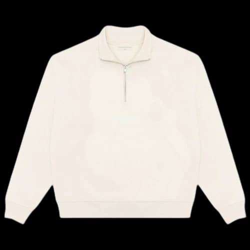 Museum of Peace & Quiet Wordmark Quarter Zip 'Sand'