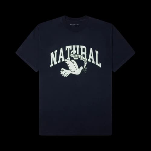 Museum of Peace & Quiet Natural Dove T-Shirt 'Navy'