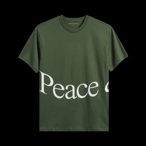 Museum of Peace & Quiet Jumbo Wordmark T-Shirt 'Forest'