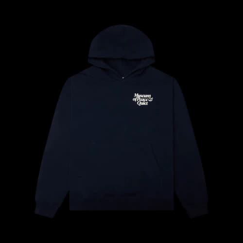 Museum of Peace & Quiet Mid Century Distressed Hoodie 'Navy'