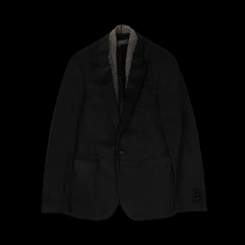 Amiri Wool Studded Scarf Blazer 'Black'