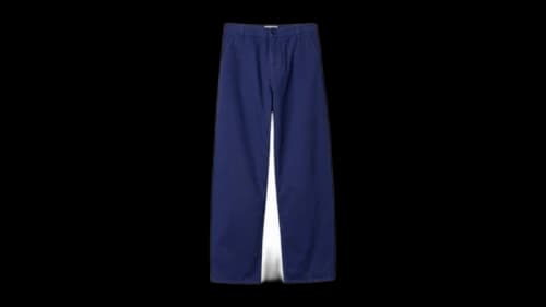 Miu Women's Gabardine Pants Ink Blue