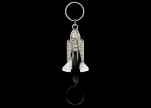 Louis Vuitton Valet Rocket Bag Charm and Key Holder Palladium
