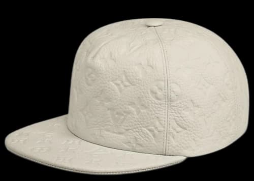 Louis Vuitton 1.0 Cap Embossed Monogram Leather White