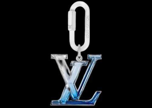 Louis Vuitton LV Plexi Bag Charm Blue