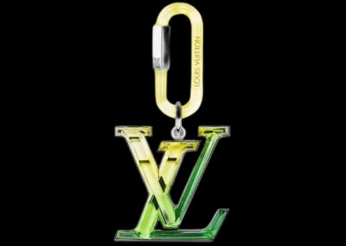 Louis Vuitton Plexi Bag Charm Yellow/Green