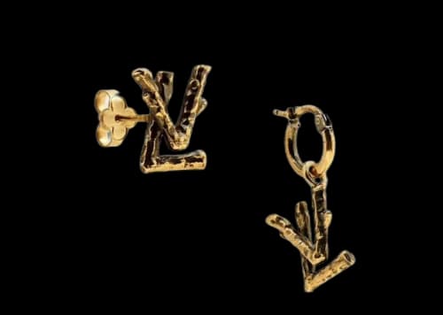 Louis Vuitton LV Twig Earrings Gold