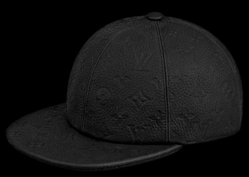 Louis Vuitton 1.1 Cap Embossed Monogram Leather Black