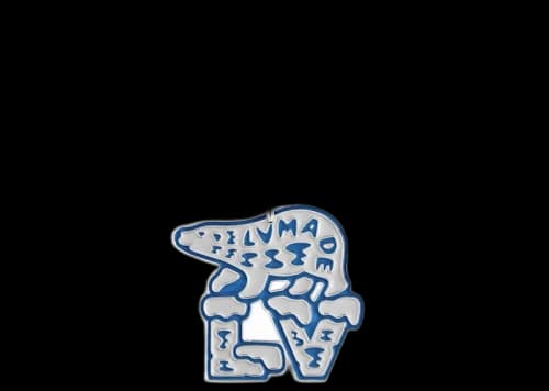 Louis Vuitton x Nigo Mountain Bear Necklace Silver