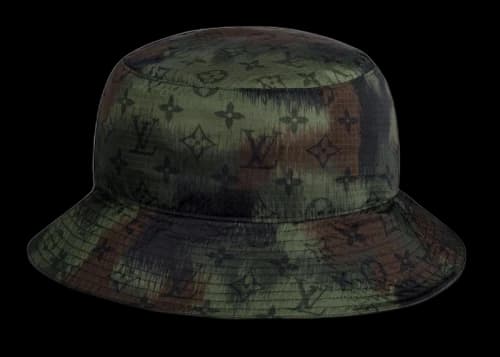 Louis Vuitton Ikat Sun Hat Camouflage Green