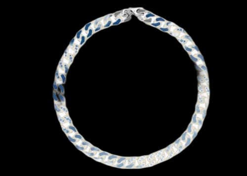 Louis Vuitton Chain Necklace Cloud Blue