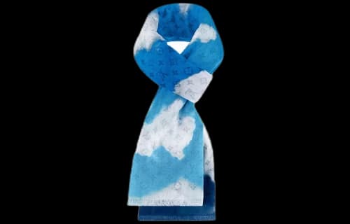 Louis Vuitton Luxury Monogram Clouds Stole (FW20)